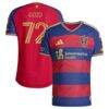 Zavier Gozo Real Salt Lake adidas 2026 The Switchback On-Field Authentic Patch Jersey - Red - Front View