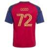 Zavier Gozo Real Salt Lake adidas Youth 2026 The Switchback Replica Jersey - Red - Detail View