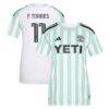 Facundo Torres Austin FC adidas Women's 2026 The Rooted Kit Replica Jersey - White - Front View