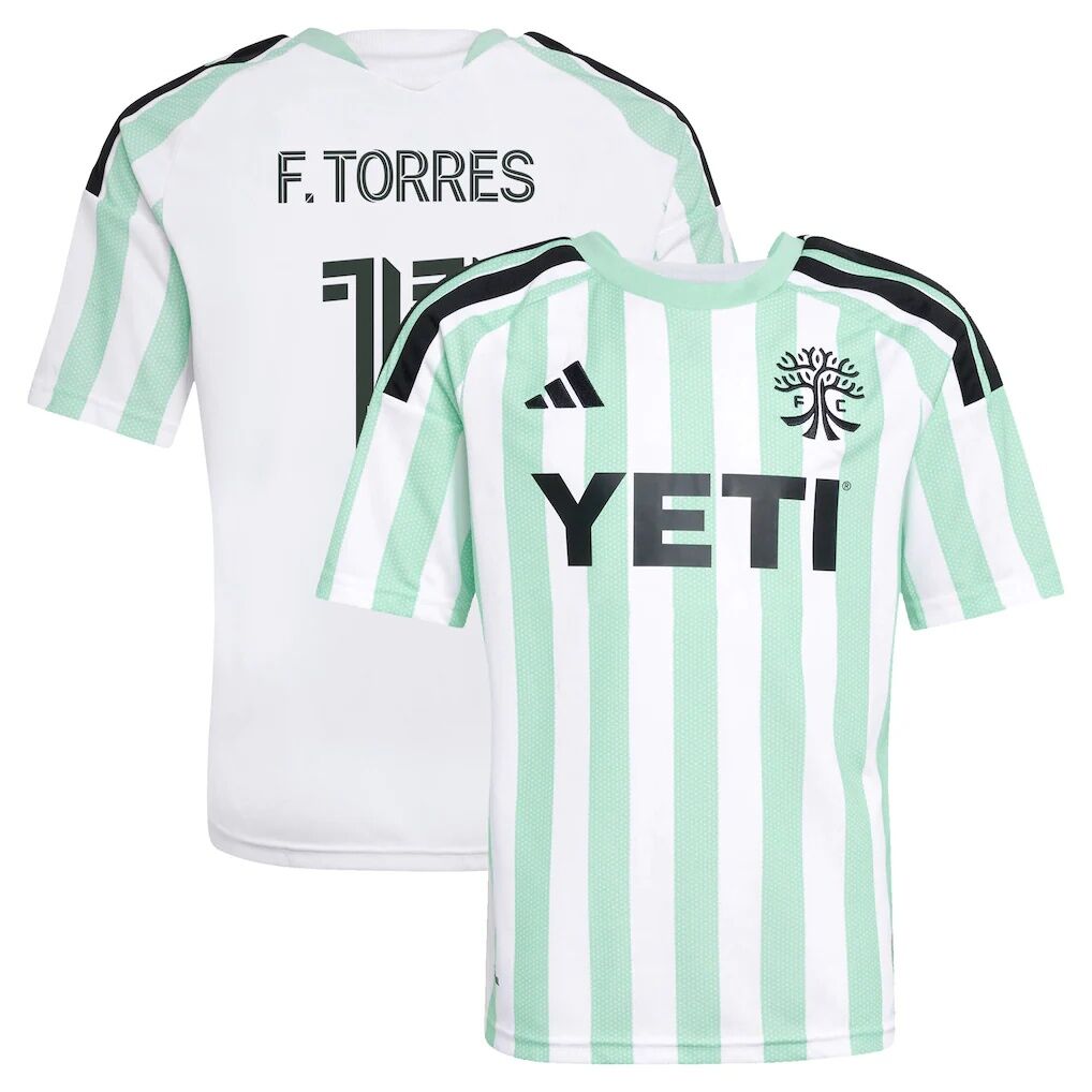 Facundo Torres Austin FC adidas Youth  2026 The Rooted Kit Replica Jersey
