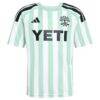 Facundo Torres Austin FC adidas Youth 2026 The Rooted Kit Replica Jersey - White - Side View