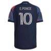 Ezequiel Ponce Houston Dynamo FC adidas 2026 Mission Control On-Field Authentic Patch Jersey - Blue - Detail View