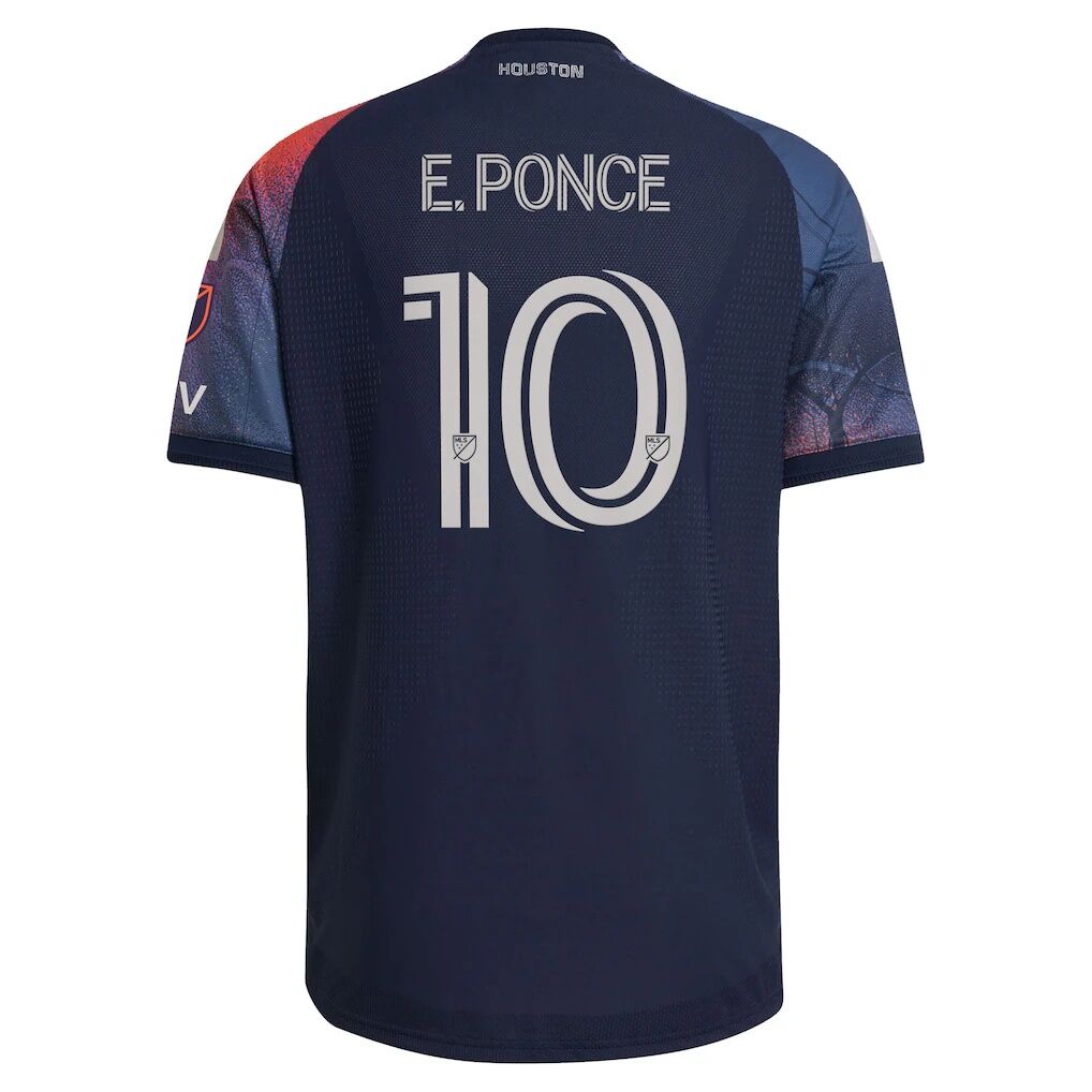 Ezequiel Ponce Houston Dynamo FC adidas 2026 Mission Control On-Field Authentic Patch Jersey
