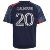 Guilherme Augusto Vieira dos Santos Houston Dynamo FC adidas Youth 2026 Mission Control Replica Jersey - Blue - Detail View