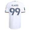 João Klauss LA Galaxy adidas 2026 The VeloCITY Kit On-Field Authentic Patch Jersey - White - Detail View