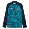 Manchester City Puma Quarter-Zip dryCELL Warm-Up Top - Navy - Alt1