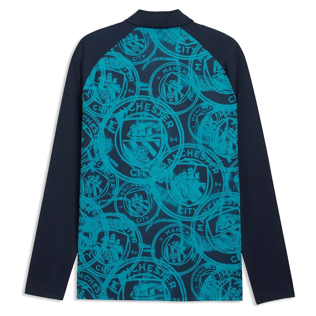 Manchester City Puma Quarter-Zip dryCELL Warm-Up Top
