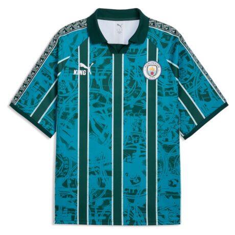 Manchester City Puma King Retro Fashion Jersey - - Front View