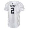 Derek Jeter New York Yankees Nike Youth Home Game Jersey - White - Detail View