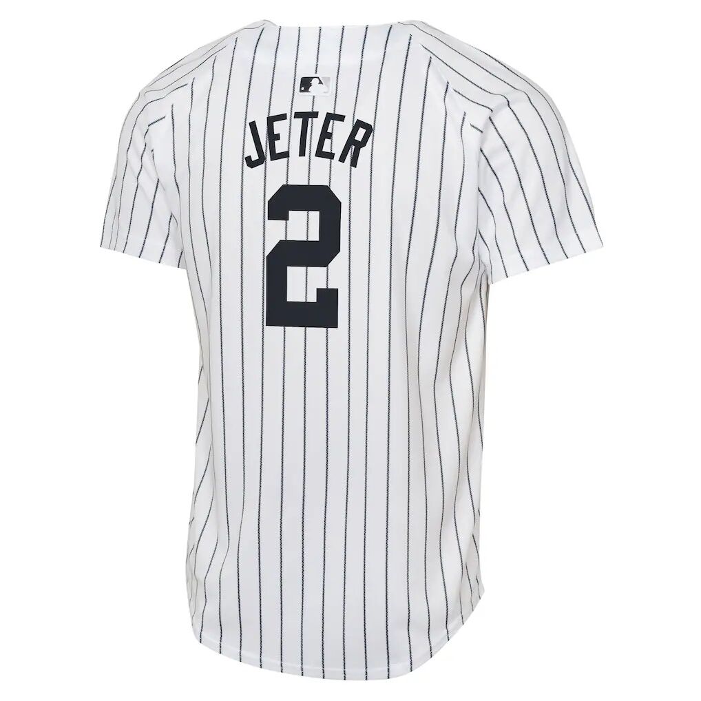 Derek Jeter New York Yankees Nike Youth Home Game Jersey