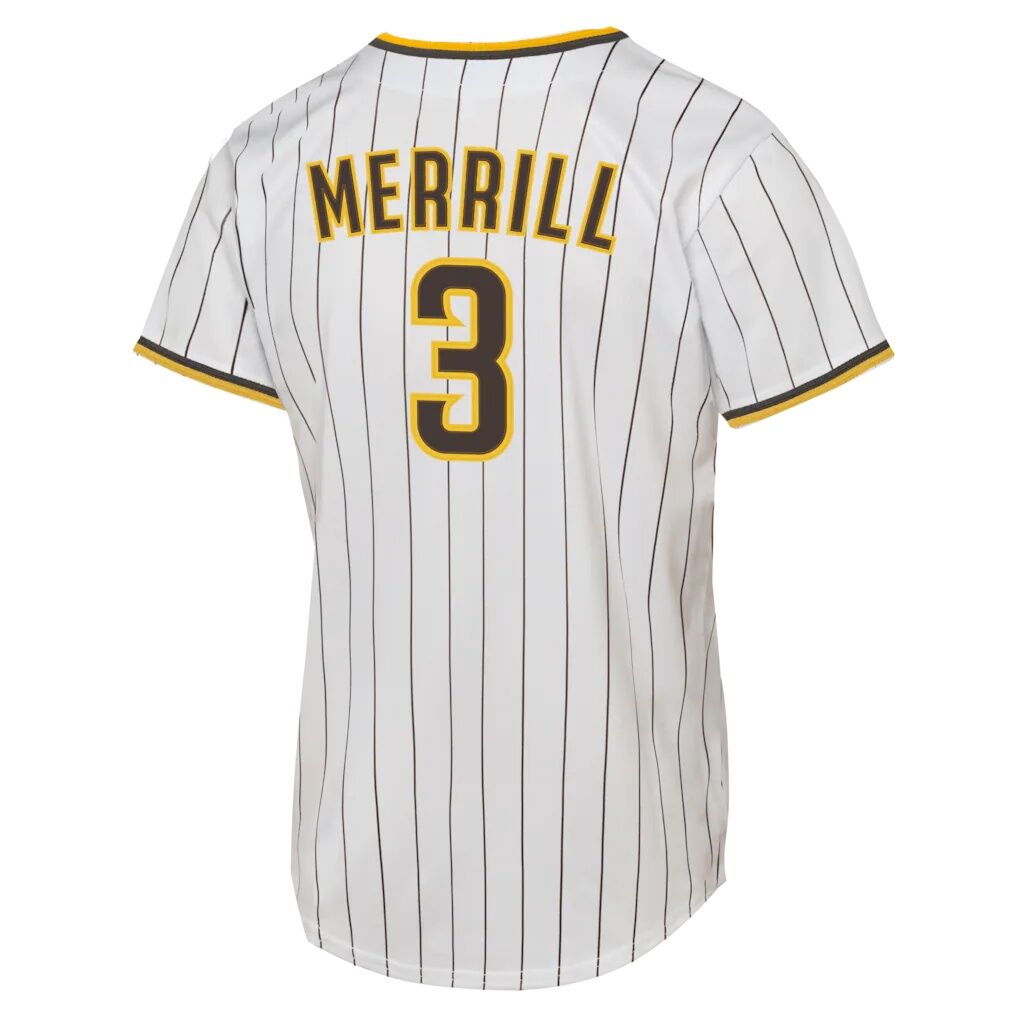 Jackson Merrill San Diego Padres Nike Youth Home Replica Jersey
