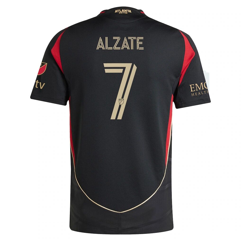 Steven Alzate Atlanta United FC adidas 2025 The Connector On-Field Authentic Jersey – Black