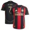 Steven Alzate Atlanta United FC adidas 2025 The Connector On-Field Authentic Jersey – Black - - Front View