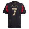 Steven Alzate Atlanta United FC adidas Youth The Connector Replica Jersey - Black - Detail View