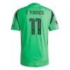 Facundo Torres Austin FC adidas 2025 The Heartbeat On-Field Authentic Jersey - Green - Detail View