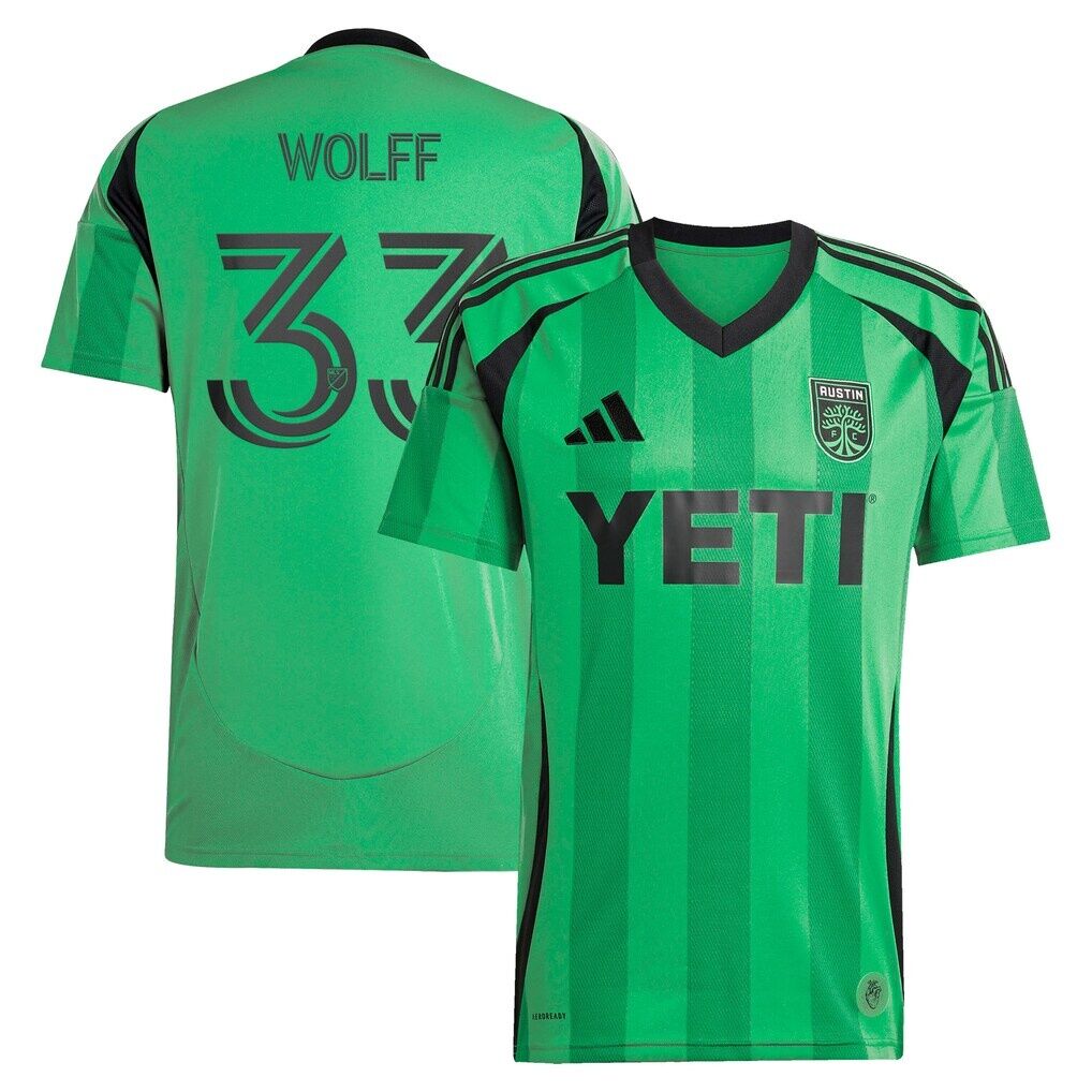 Owen Wolff Austin FC adidas 2025 The Heartbeat Kit Replica Jersey
