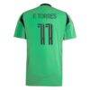 Facundo Torres Austin FC adidas 2025 The Heartbeat Kit Replica Jersey - Green - Detail View