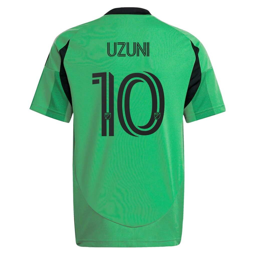 Myrto Uzuni Austin FC adidas Youth 2025 The Heartbeat Kit Replica Jersey