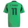 Facundo Torres Austin FC adidas Youth 2025 The Heartbeat Kit Replica Jersey - Green - Detail View