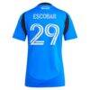 Franco Escobar CF Montreal adidas Women's 2025 Montréal Original Replica Jersey - Blue - Detail View