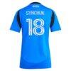 Hennadii Synchuk CF Montreal adidas Women's 2025 Montréal Original Replica Jersey - Blue - Detail View