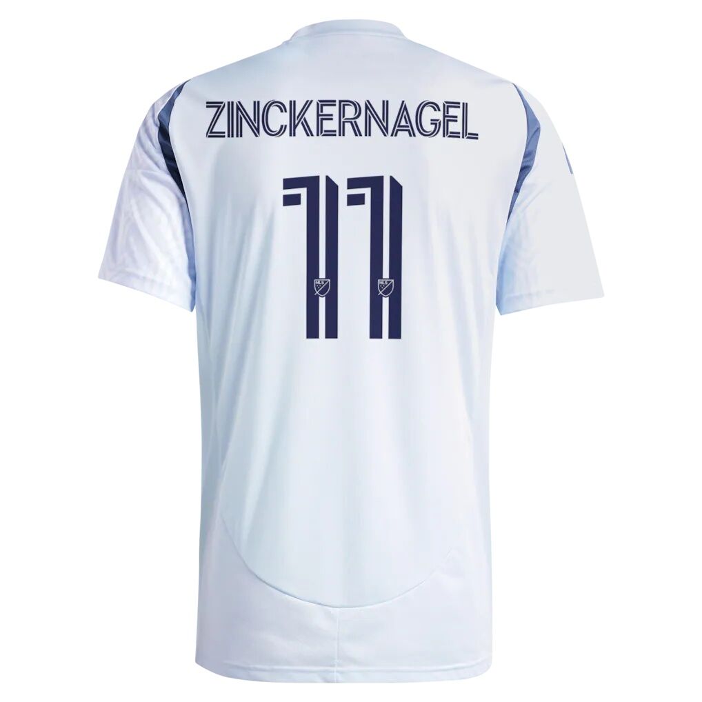 Philip Zinckernagel Chicago Fire adidas 2025 The Municipal Kit Replica Jersey - Light Blue