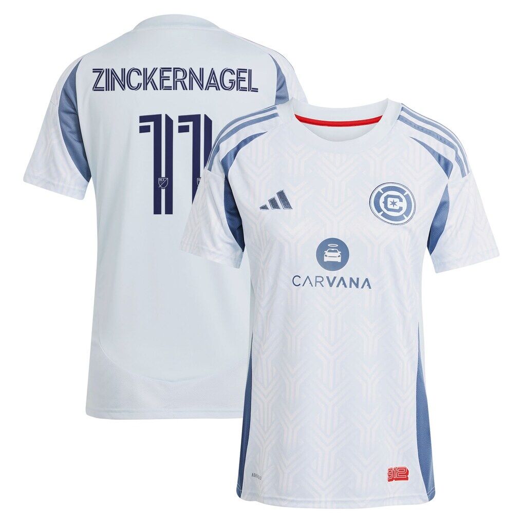Philip Zinckernagel Chicago Fire adidas Women's 2025 The Municipal Kit Replica Jersey - Light Blue