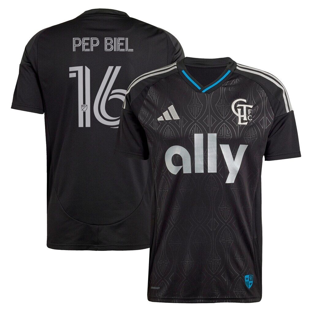 Pep Biel Charlotte FC adidas 2025 Fortress Kit Replica Jersey