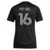 Pep Biel Charlotte FC adidas Women's 2025 Fortress Kit Replica Jersey - Black - Detail View