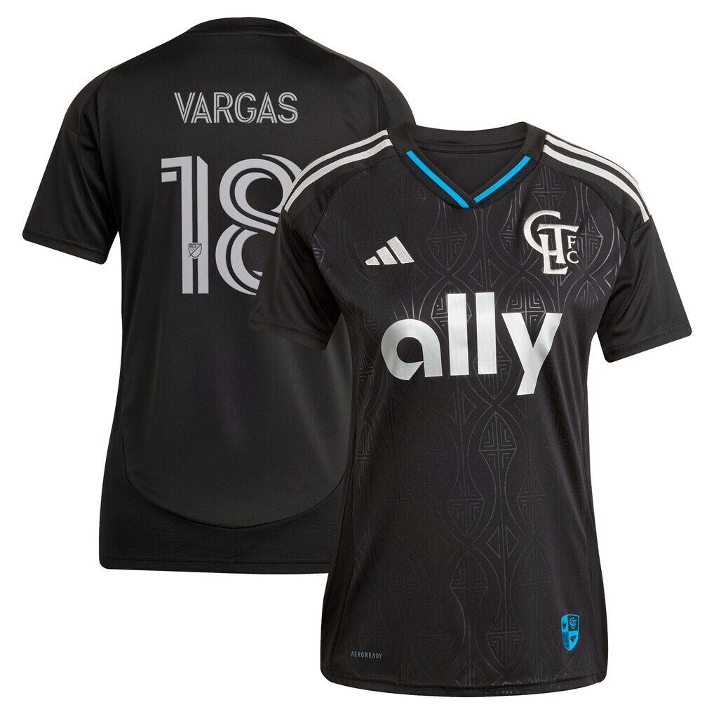 Kerwin Vargas Charlotte FC adidas Women's 2025 Fortress Kit Replica Jersey