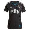 Kerwin Vargas Charlotte FC adidas Women's 2025 Fortress Kit Replica Jersey - Black - Side View