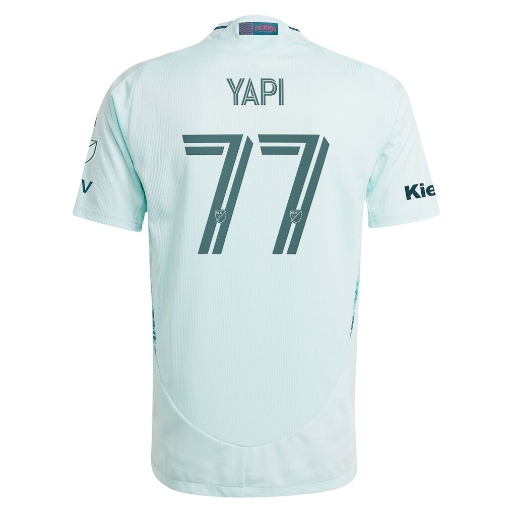 Darren Yapi Colorado Rapids adidas 2025 Headwaters On-Field Authentic Jersey