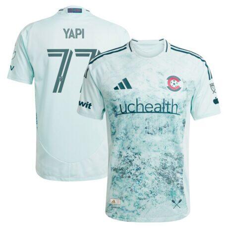 Darren Yapi Colorado Rapids adidas 2025 Headwaters On-Field Authentic Jersey - Green - Front View
