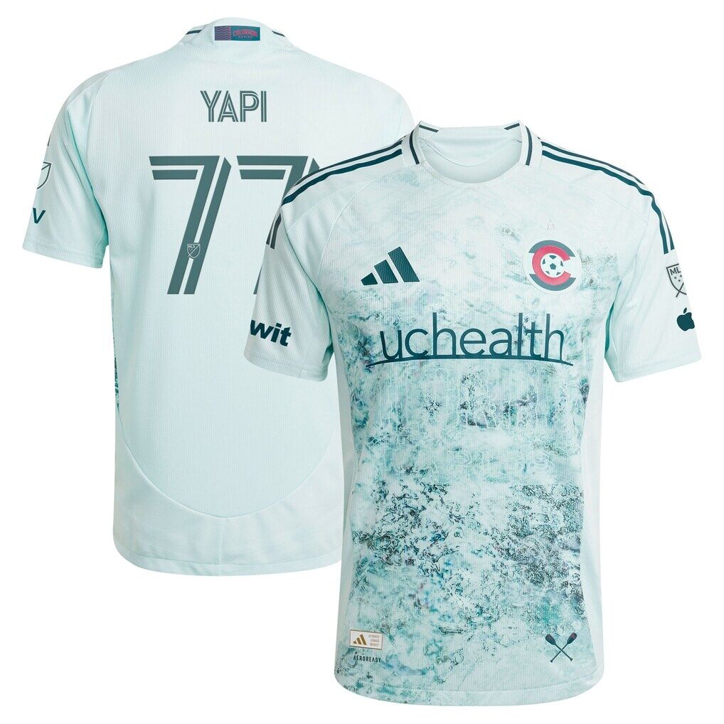 Darren Yapi Colorado Rapids adidas 2025 Headwaters On-Field Authentic Jersey