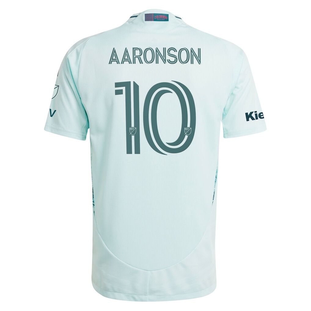 Paxten Aaronson Colorado Rapids adidas 2025 Headwaters On-Field Authentic Jersey