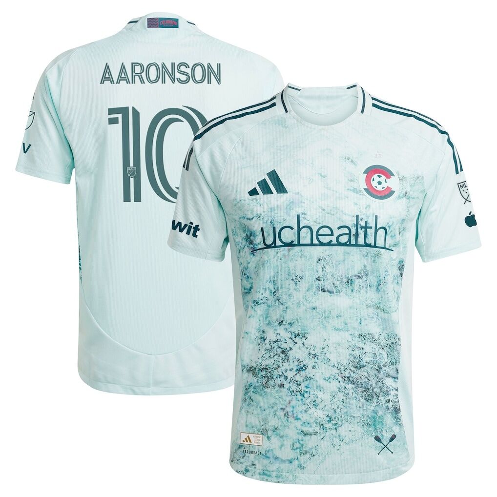 Paxten Aaronson Colorado Rapids adidas 2025 Headwaters On-Field Authentic Jersey