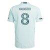 Rafael Navarro Colorado Rapids adidas 2025 Headwaters On-Field Authentic Jersey - Green - Detail View