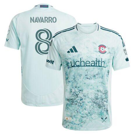 Rafael Navarro Colorado Rapids adidas 2025 Headwaters On-Field Authentic Jersey - Green - Front View