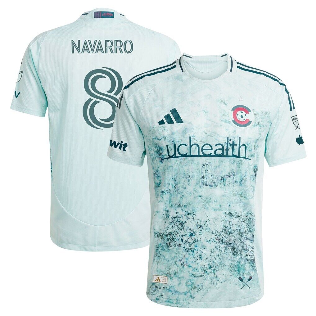Rafael Navarro Colorado Rapids adidas 2025 Headwaters On-Field Authentic Jersey
