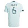 Rob Holding Colorado Rapids adidas 2025 Headwaters On-Field Authentic Jersey - Green - Detail View