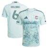 Rob Holding Colorado Rapids adidas 2025 Headwaters On-Field Authentic Jersey - Green - Front View