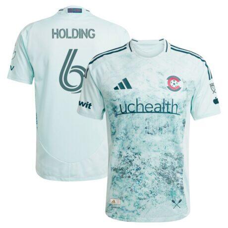 Rob Holding Colorado Rapids adidas 2025 Headwaters On-Field Authentic Jersey - Green - Front View