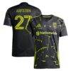 Maximilian Arfsten Columbus Crew adidas 2025 The Goosebumps Kit Replica Jersey - Black - Front View
