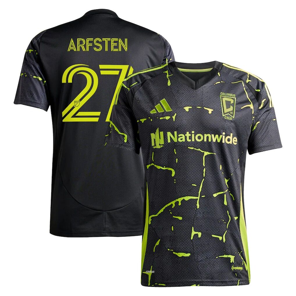 Maximilian Arfsten Columbus Crew adidas 2025 The Goosebumps Kit Replica Jersey