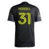 Steven Moreira Columbus Crew adidas 2025 The Goosebumps Kit Replica Jersey - Black - Detail View