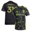 Steven Moreira Columbus Crew adidas Women's 2025 The Goosebumps Kit Replica Jersey - Black - Front View