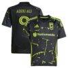 Wessam Abou Ali Columbus Crew adidas Youth 2025 The Goosebumps Kit Replica Jersey - Black - Front View