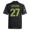 Maximilian Arfsten Columbus Crew adidas Youth 2025 The Goosebumps Kit Replica Jersey - Black - Detail View