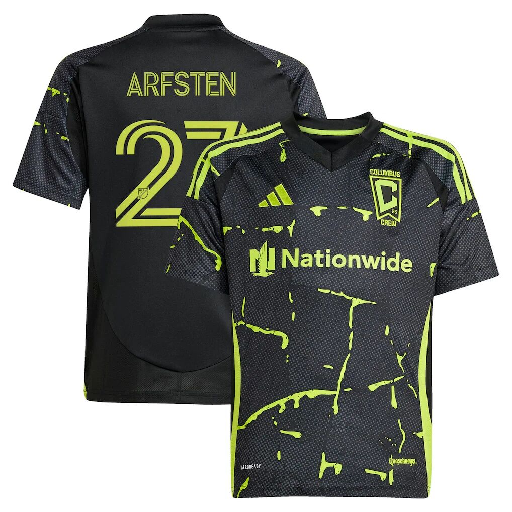 Maximilian Arfsten Columbus Crew adidas Youth 2025 The Goosebumps Kit Replica Jersey