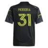 Steven Moreira Columbus Crew adidas Youth 2025 The Goosebumps Kit Replica Jersey - Black - Detail View